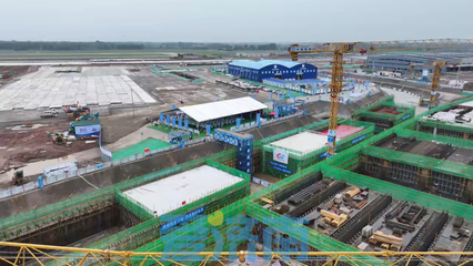 又一地铁站即将动工,高架明年有望建成!记者探访济南机场二期工程最新进展